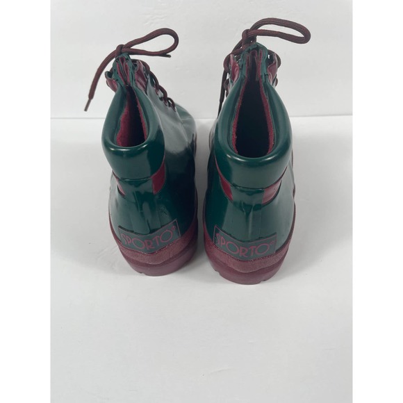 Sporto Original Duck Boots Women's Size 10 Thermolite Green Ankle Bootie - Picture 6 of 10